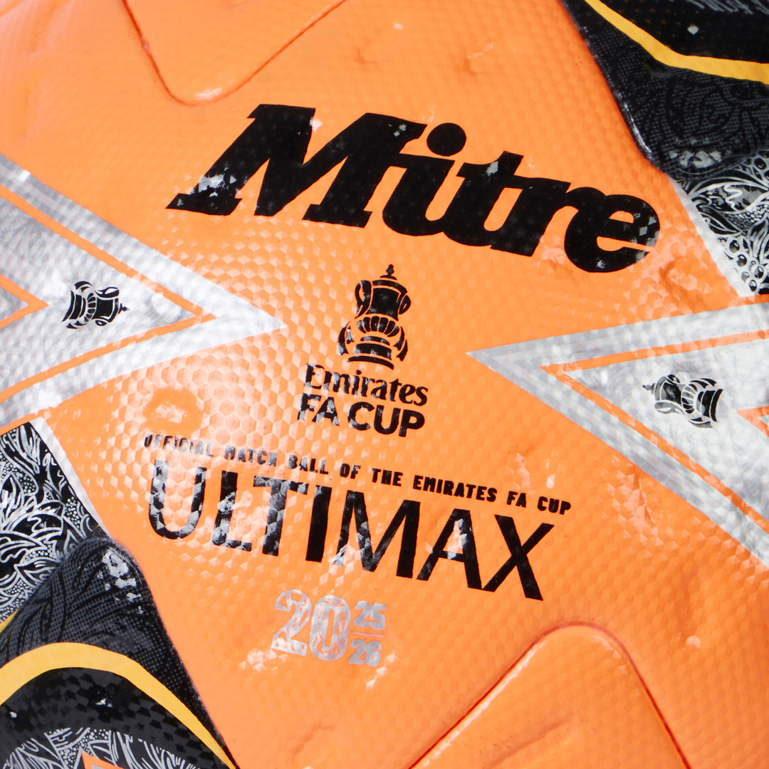 Mitre Ultimax Pro Fluo FA Cup 25/26 Official Match Football