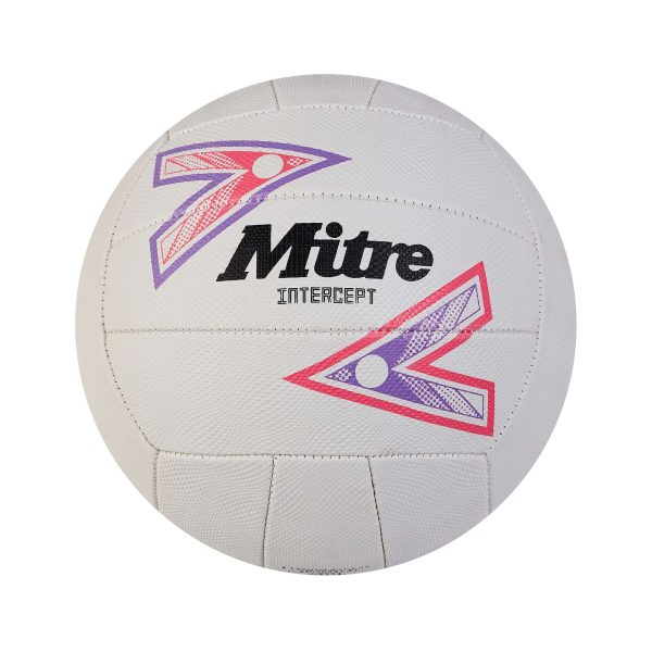 Mitre Intercept Sz4 WHT/PUR/PNK