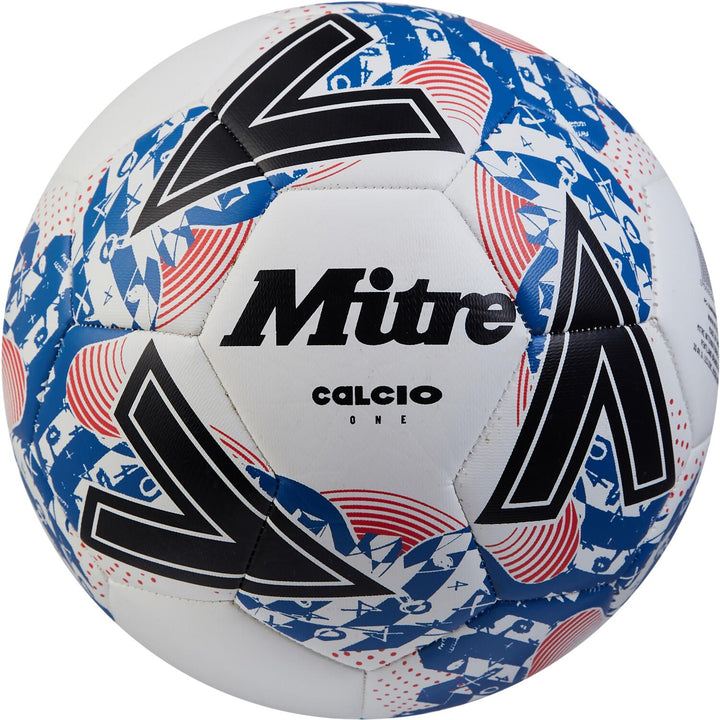 Mitre Calcio 24 Soccer Ball - White/Blue