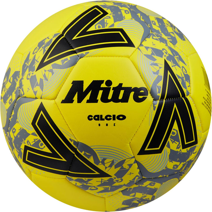 Mitre Calcio 24 Soccer Ball - Yellow/Black