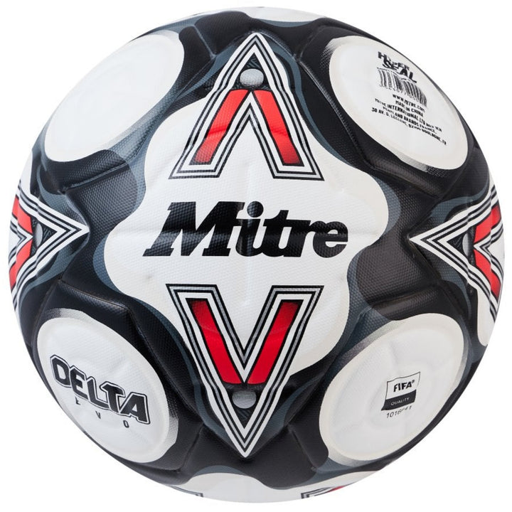 Mitre Delta Evo 24 football - White/Red