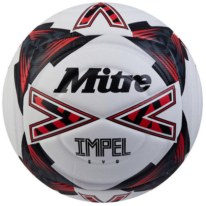 Mitre Impel Evo 24 football - White/Black/Red