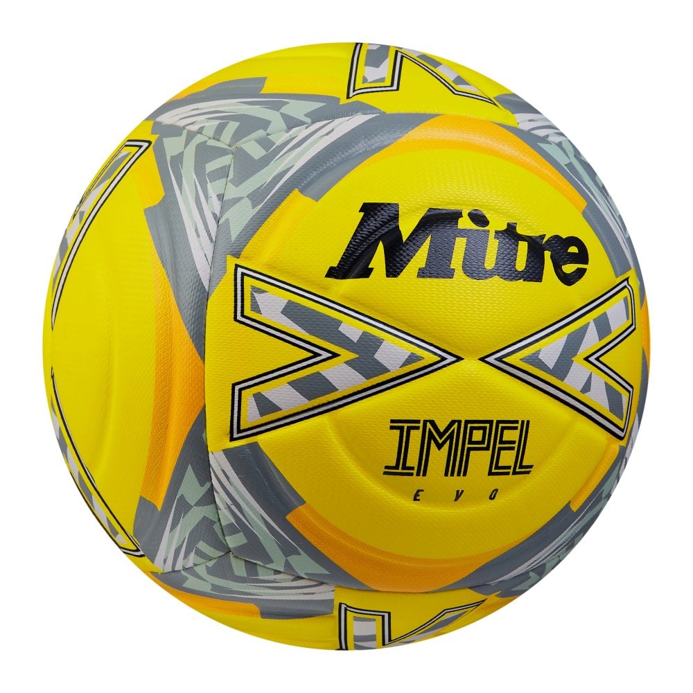 Mitre Impel Evo 24 football - Yellow/Silver/Black