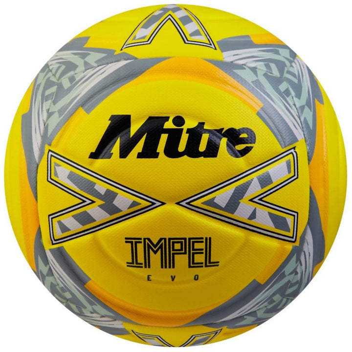 Mitre Impel Evo 24 football - Yellow/Silver/Black