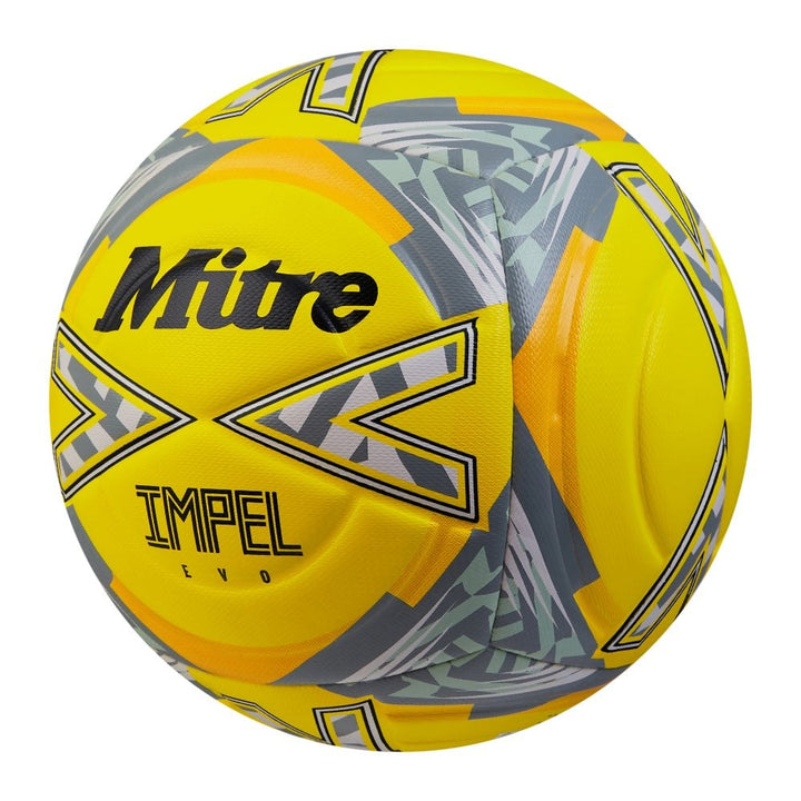 Mitre Impel Evo 24 football - Yellow/Silver/Black