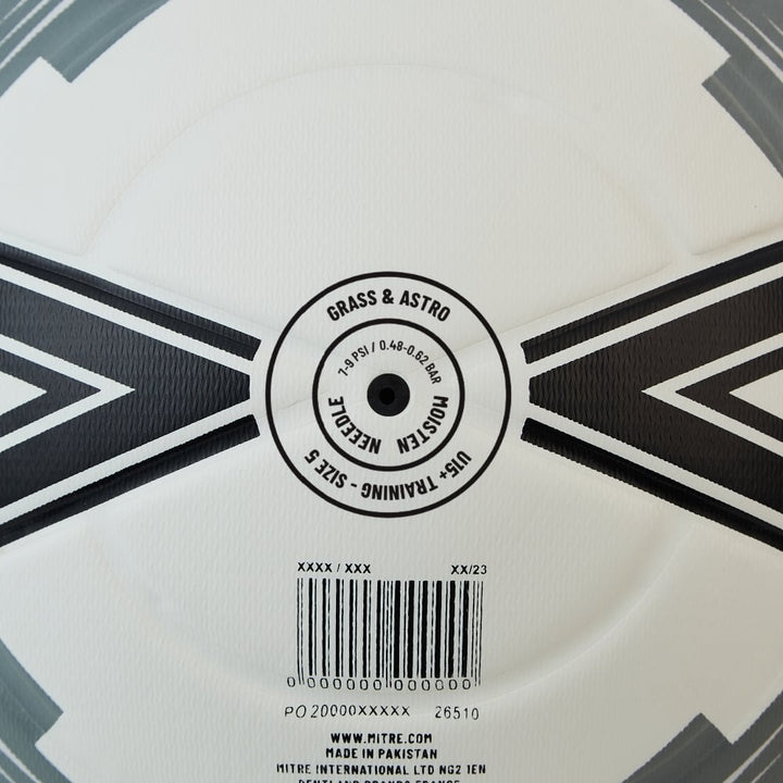 Mitre Impel One 24 football - White/Black/Grey