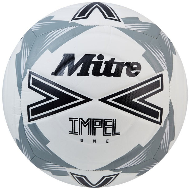 Mitre Impel One 24 football - White/Black/Grey