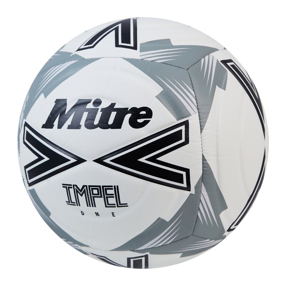 Mitre Impel One 24 football - White/Black/Grey