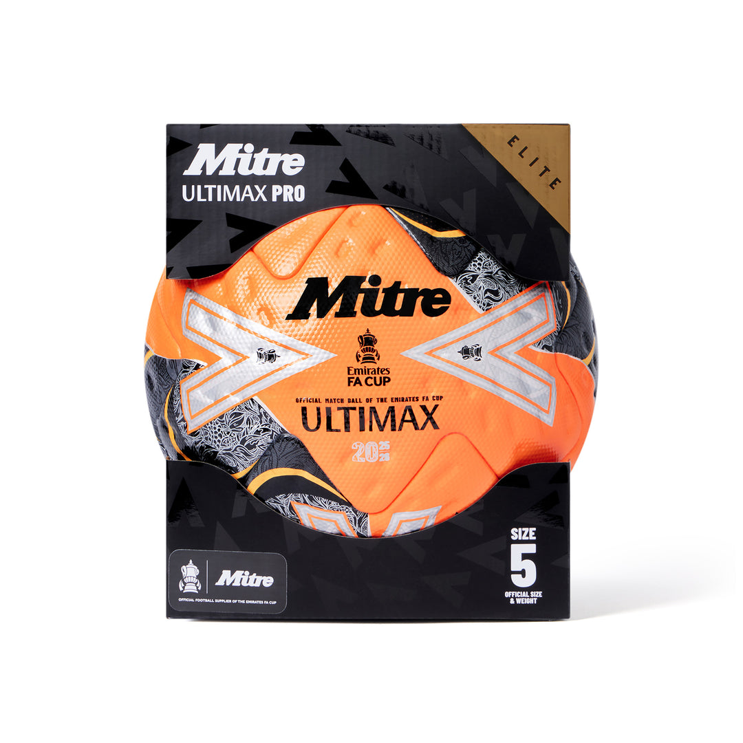 Mitre Ultimax Pro Fluo FA Cup 25/26 Official Match Football