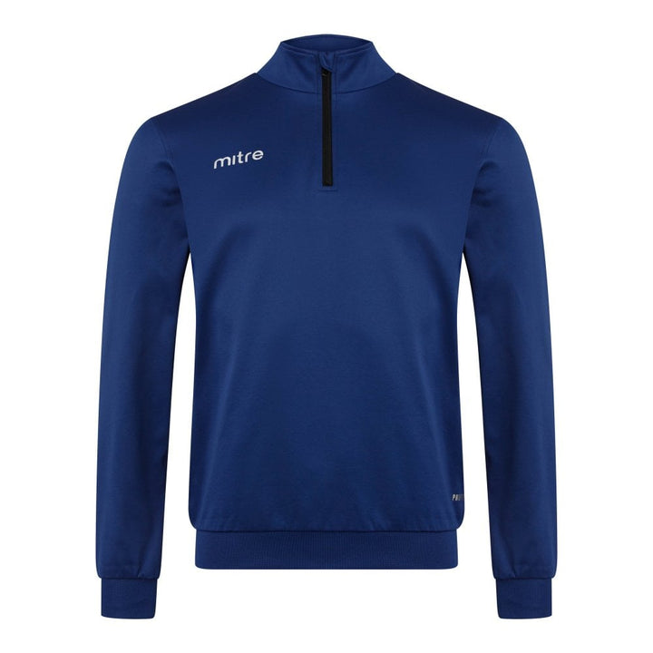 Mitre Edge Poly Quarter Zip Top - NAVY